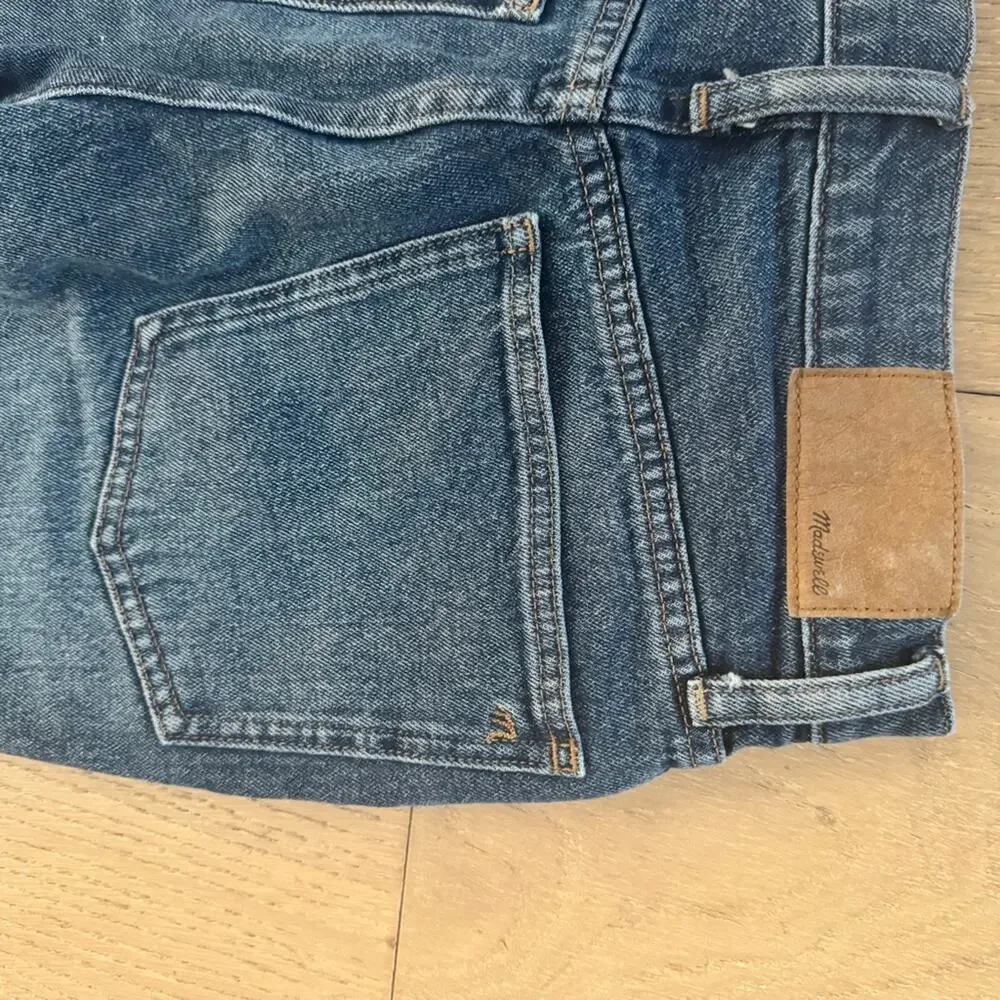 Madewell Perfect Vintage Flare Crop blue Jeans size 25